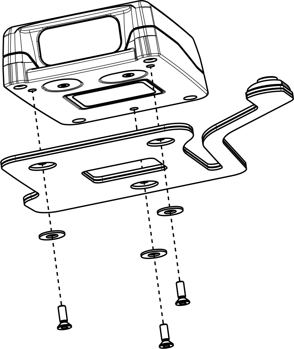 trigger pad mounting